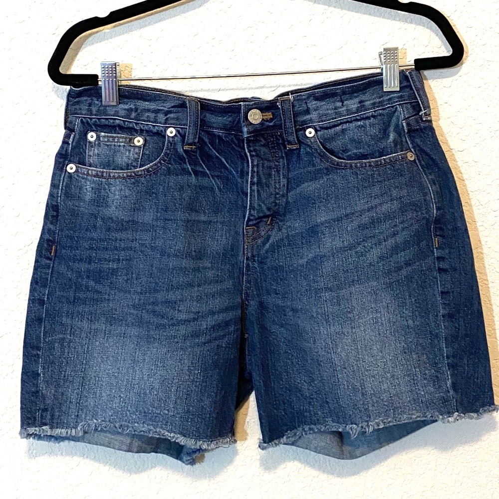 Madewell Denim Shorts Dark Wash